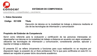 estandares de competencia